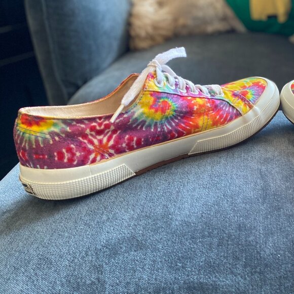 Superga Cotu 2750 Sneakers, Tie Dye, Size 41/9.5 - Picture 5 of 14